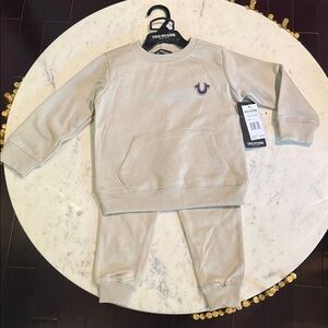 True Religion set  Sweatshirt with Logo